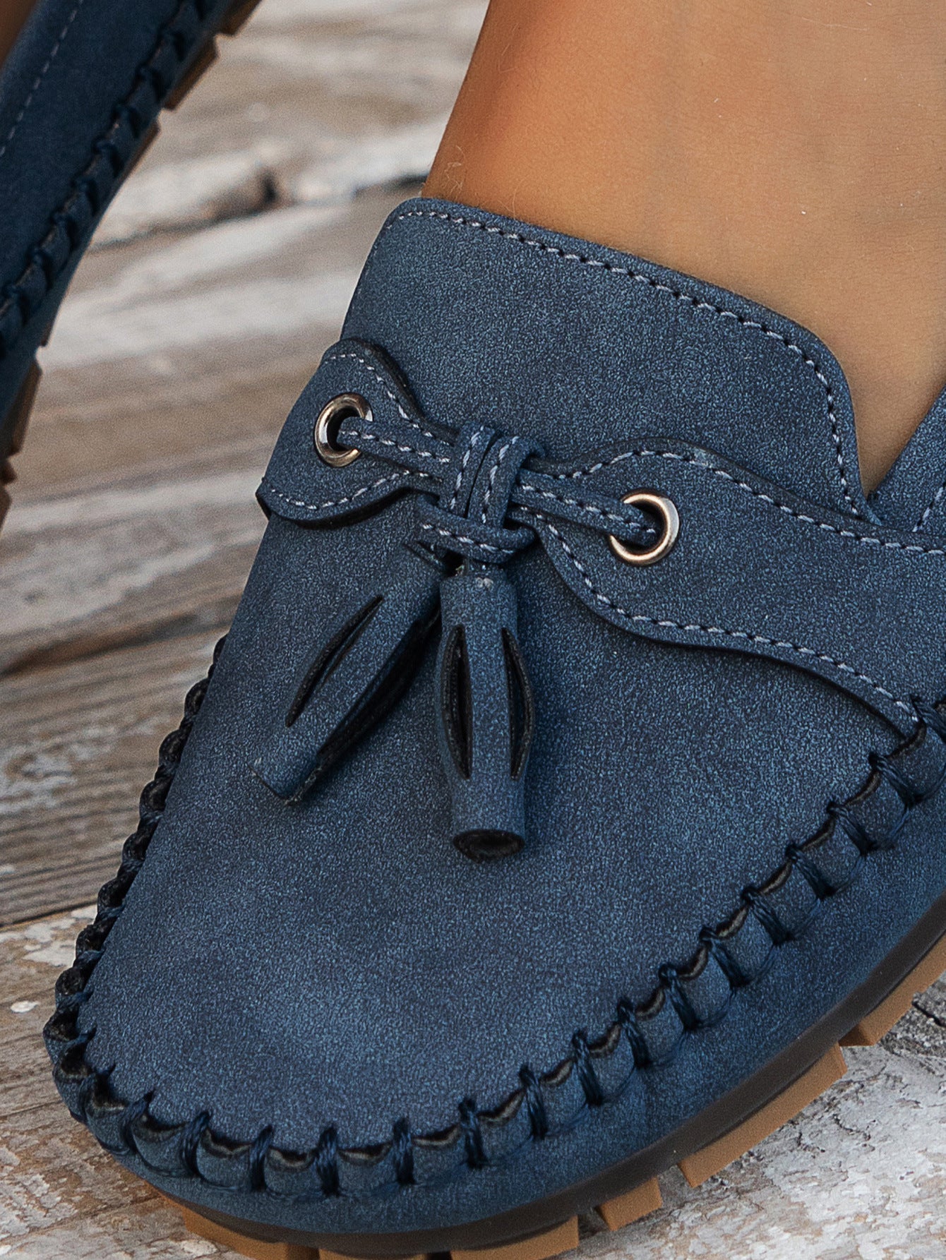 Women's Soft Loafers with Cushioned Insole and Flexible Sole