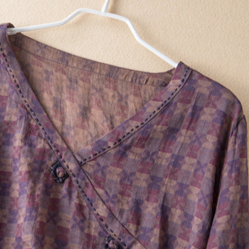 Women's Button Front Shirt with Relaxed Fit and Versatile Style