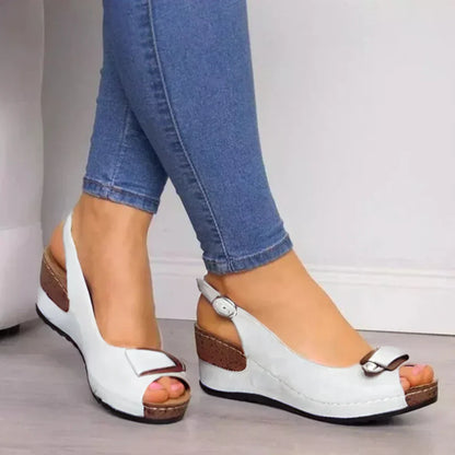 Women's Cushioned Sandals with Arch Support and Adjustable Straps