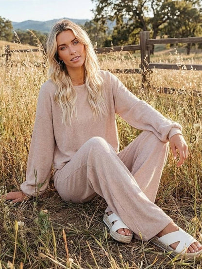Zara | Lounge Set with Cropped Sweatshirt