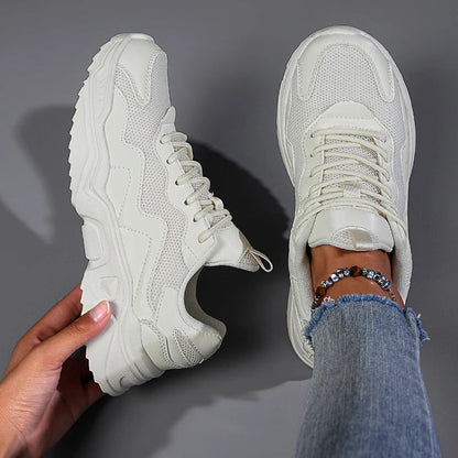 Women's Athletic Sneakers with Lightweight Design and Breathable Mesh