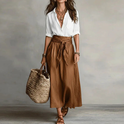Jeanelle Linen Co-Ord Set