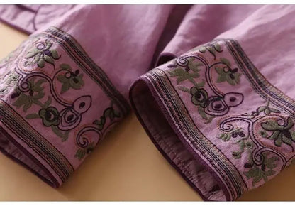 Women's Patterned Blouse with Relaxed Fit and Lightweight Fabric