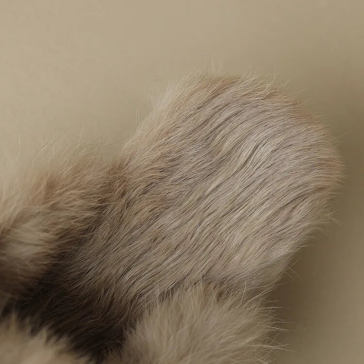 RIVIERA SUEDE FUR MULES