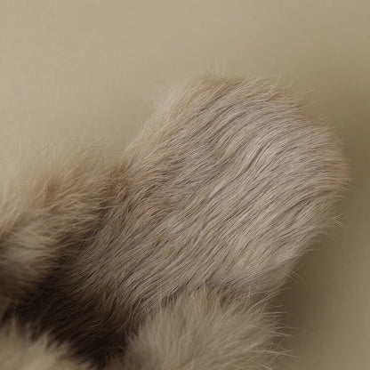 RIVIERA SUEDE FUR MULES