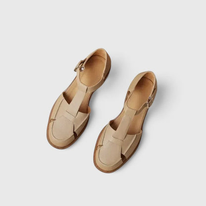 Women's Mary Jane Sandals with Classic Design and Adjustable Strap