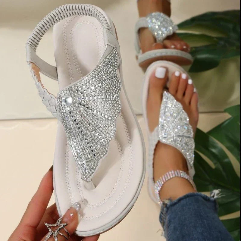 Women's Sandals with Adjustable Straps and Cushioned Footbed