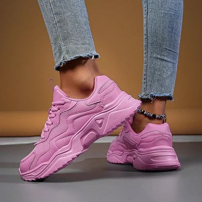 Women's Athletic Sneakers with Lightweight Design and Breathable Mesh