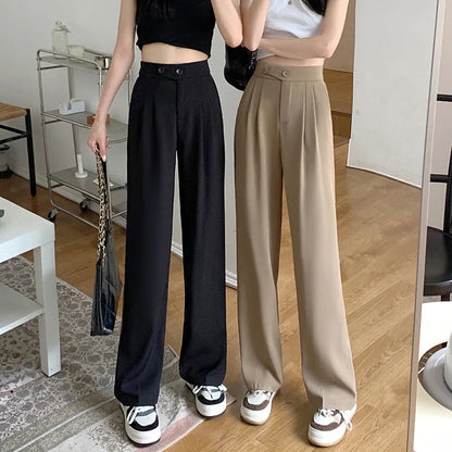 Chic Comfort Wide-Leg Trousers