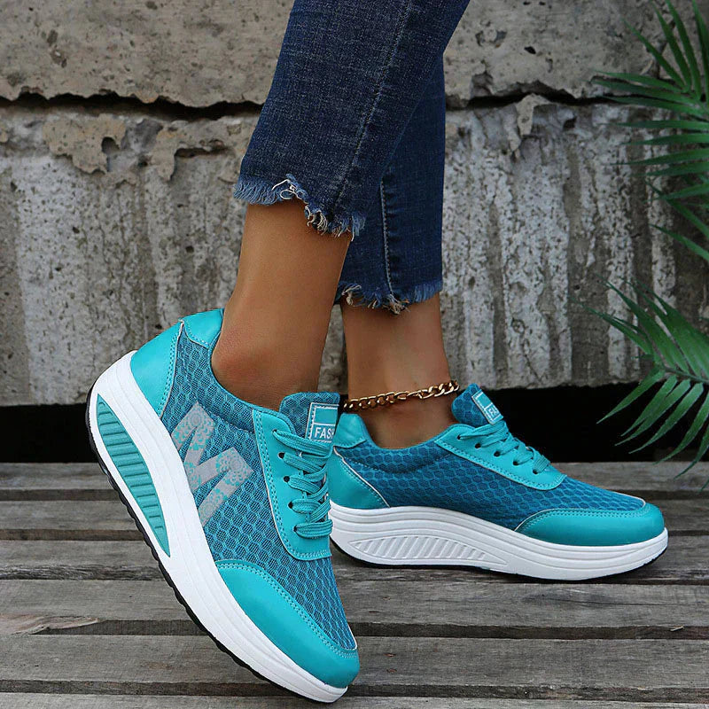 Women's Walking Sneakers with Supportive Design and Breathable Upper