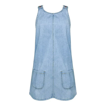 Women's Light Summer Dress with Adjustable Straps and Flowy Design