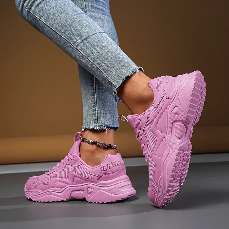 Women's Athletic Sneakers with Lightweight Design and Breathable Mesh