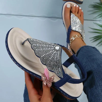 Women's Sandals with Adjustable Straps and Cushioned Footbed