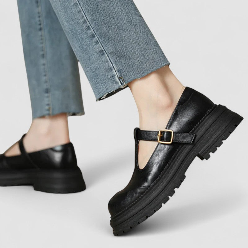 Women's Mary Jane Shoes with Classic Design and Secure Fit