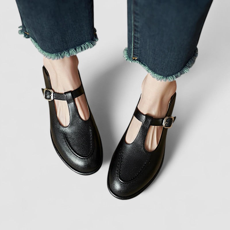 Women's Low Heel Shoes with Supportive Design and Versatile Style