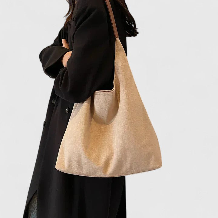Women's Minimalist Shoulder Bag with Versatile Design and Adjustable Strap