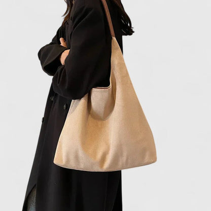 Women's Minimalist Shoulder Bag with Versatile Design and Adjustable Strap