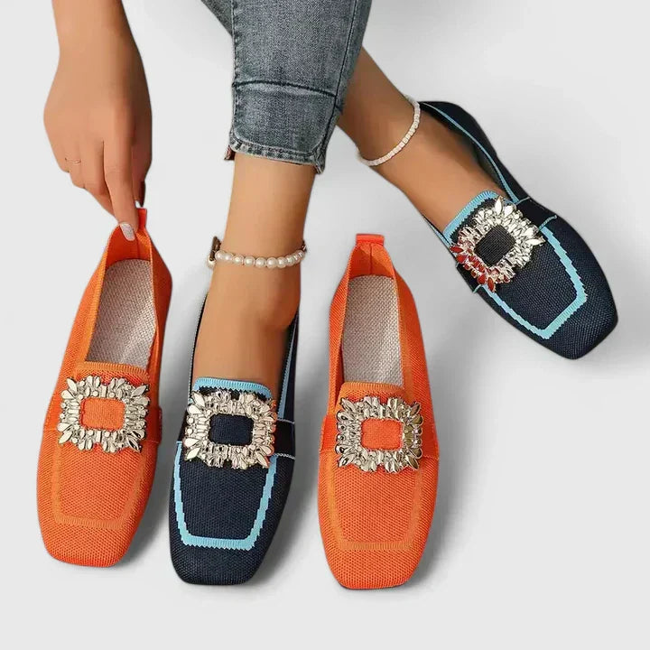 Women's Loafers with Slip-On Design and Supportive Sole