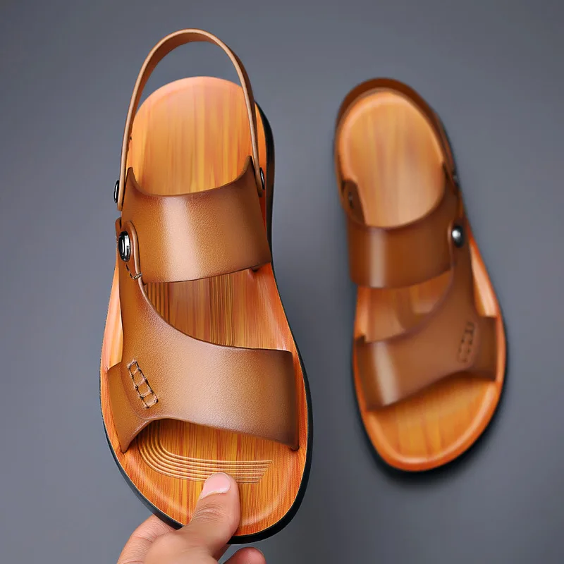 Women's Vegan Leather Sandals with Adjustable Straps and Cushioned Insole