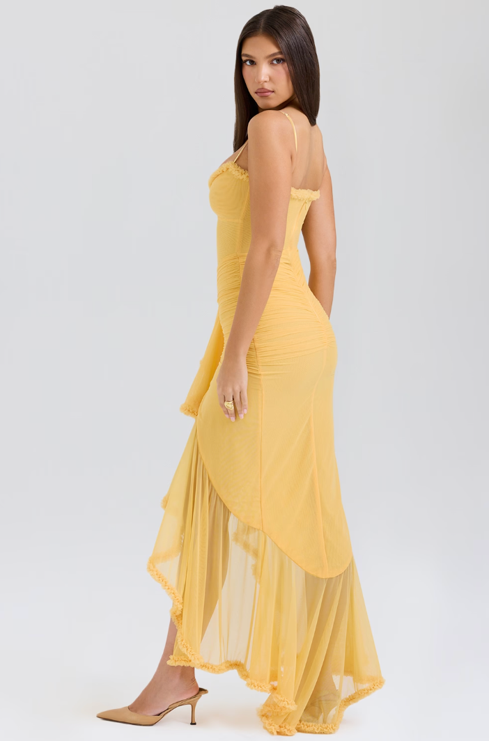 Women's Lace Ruched Dress with Elegant Design and Versatile Fit