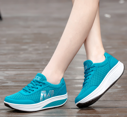 Women's Walking Sneakers with Supportive Design and Breathable Upper