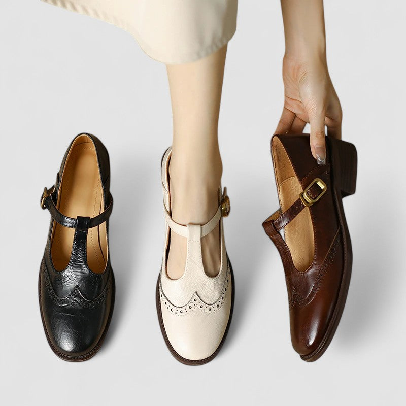 Women's Casual Mary Jane Shoes with Comfortable Fit and Versatile Style