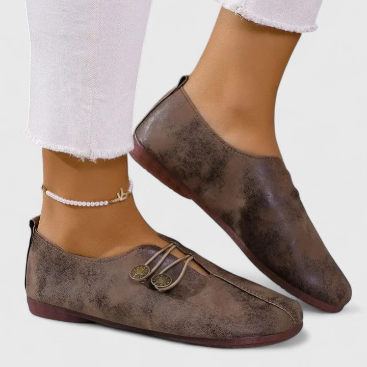 Women's Casual Loafers with Slip-On Design and Versatile Style