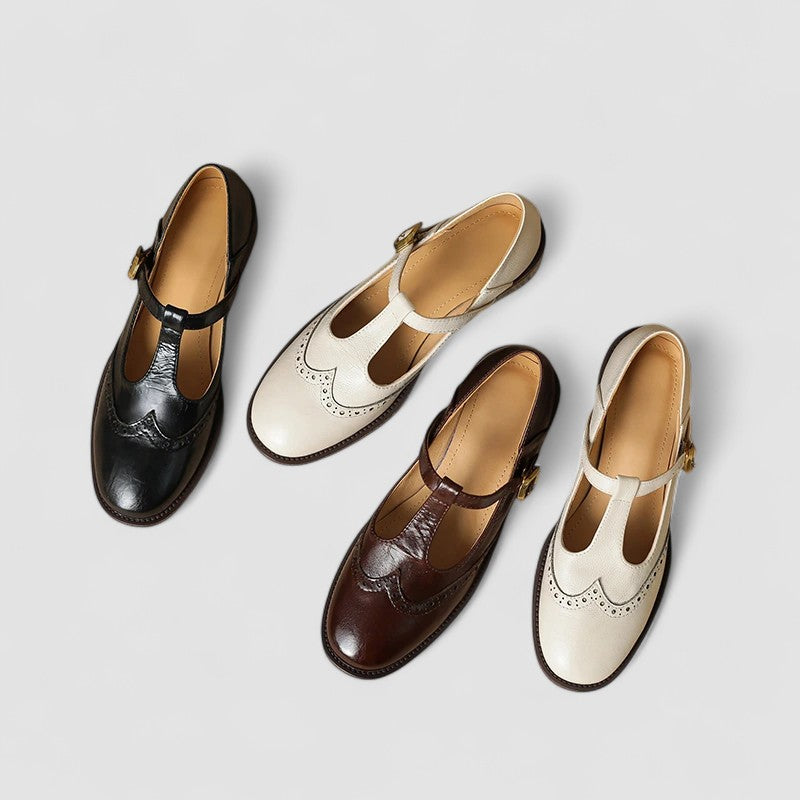 Women's Casual Mary Jane Shoes with Comfortable Fit and Versatile Style