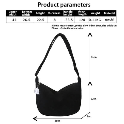 Women's Shoulder Bag with Elegant Shape and Versatile Design