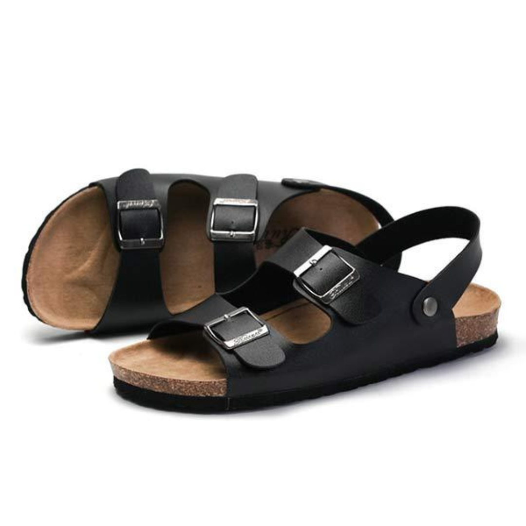 Women's Cushioned Sandals with Arch Support and Adjustable Straps
