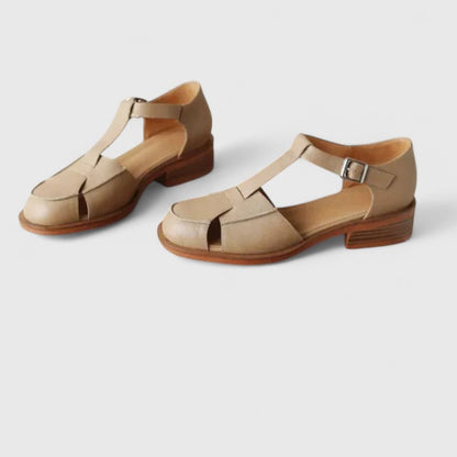 Women's Mary Jane Sandals with Classic Design and Adjustable Strap