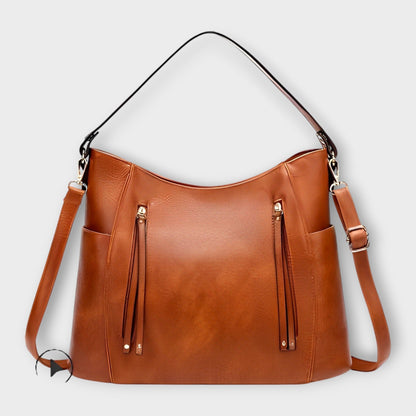 Women's Versatile Shoulder Bag with Adjustable Strap and Multiple Pockets