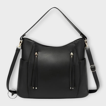 Women's Versatile Shoulder Bag with Adjustable Strap and Multiple Pockets