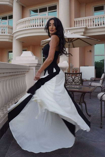 Sumptuously Elegant Paneled Lace With Figure Flattering Silhouette Wedding Maxi Dress