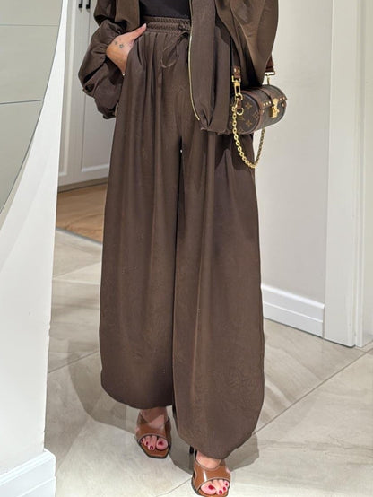 Daphne | Casual Two-Piece Suit with Jacket and Drawstring Trousers