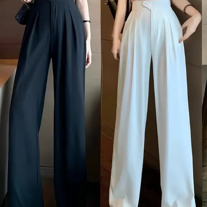 Chic Comfort Wide-Leg Trousers
