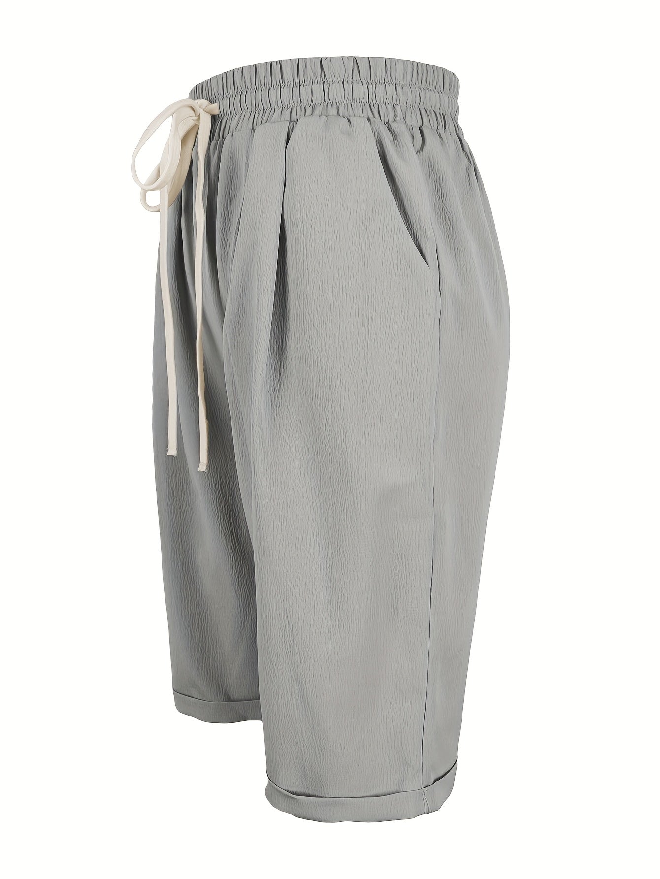 Avery | Capri Trousers with Relaxed Fit and Elastic Waist
