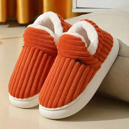 Thermal Solid Color Winter Slippers