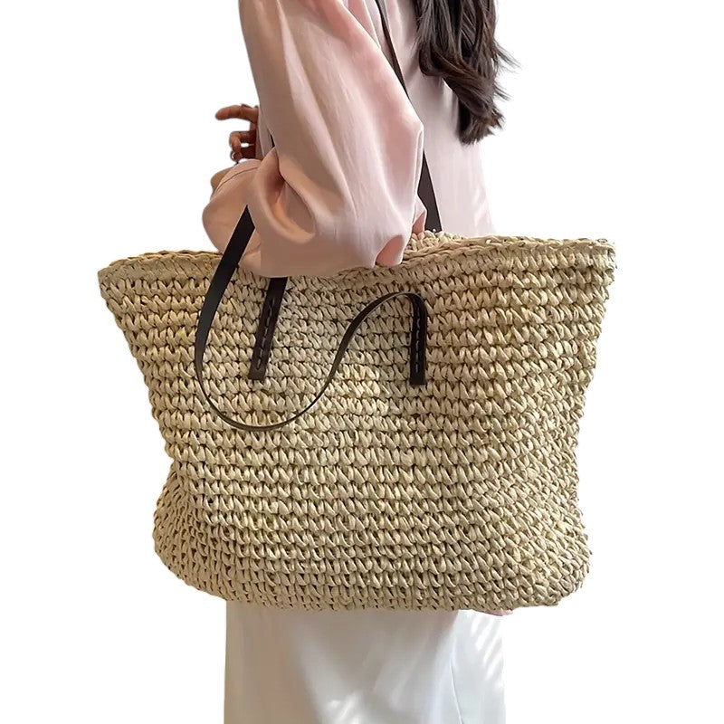 Women's Beach Bag with Ample Storage and Durable Design