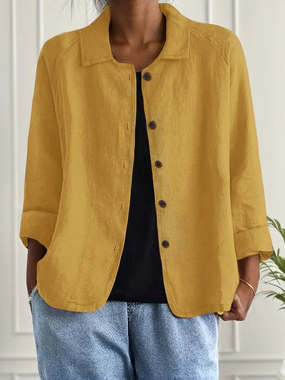 Women's Classic Top with Lightweight Fabric and Versatile Design