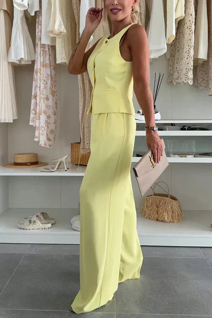 Women's Co-ord Set with Lightweight Fabric and Versatile Style