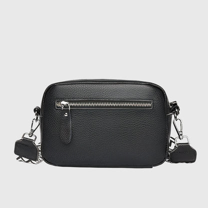 Women's Shoulder Bag with Adjustable Strap and Zipper Closure