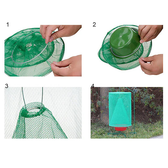 FAST FLY CATCHER® - 100% NON TOXIC - REUSABLE