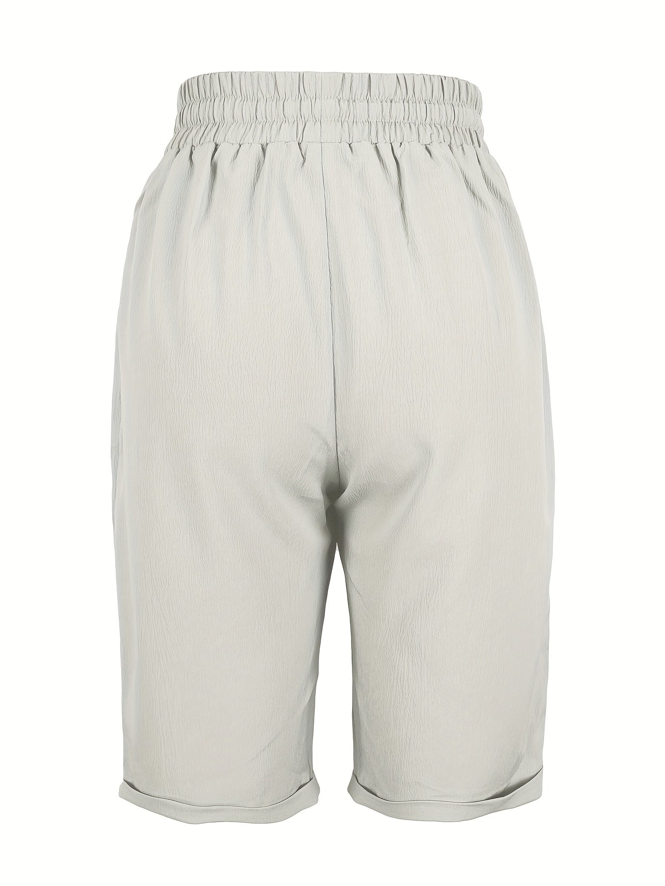 Avery | Capri Trousers with Relaxed Fit and Elastic Waist