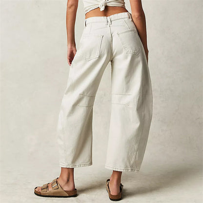 Tatum | Barrel Leg Jeans with High Waist and Relaxed Fit