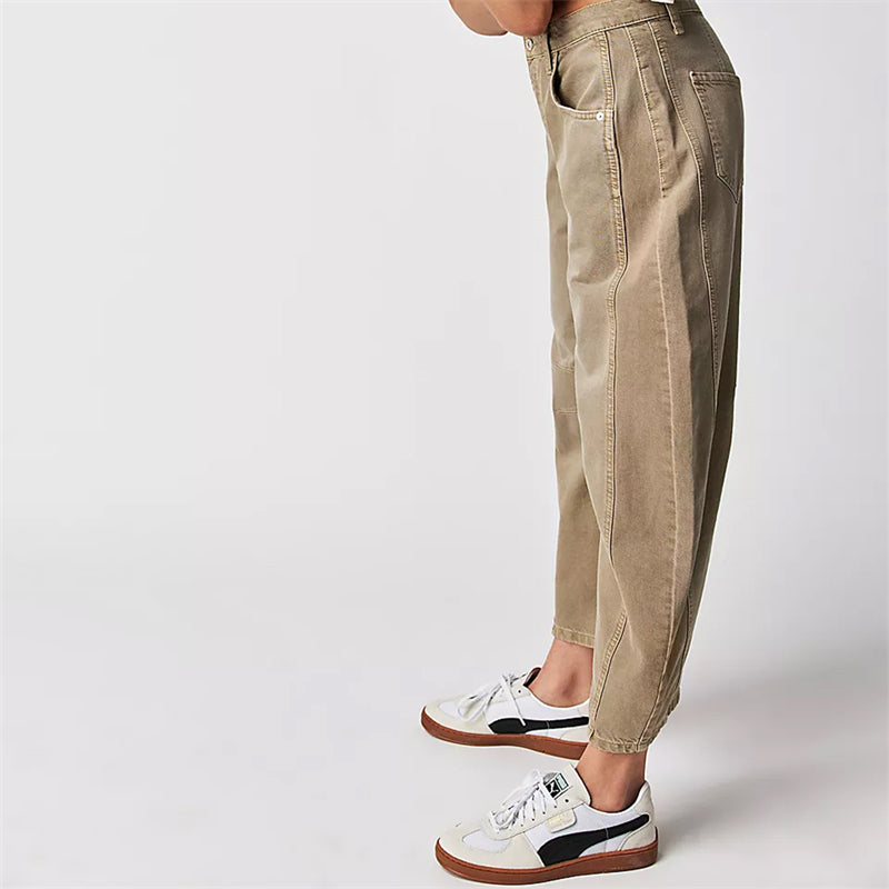 Tatum | Barrel Leg Jeans with High Waist and Relaxed Fit