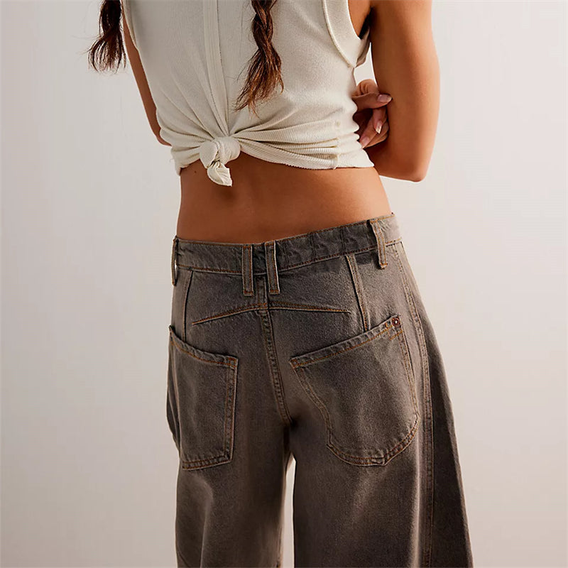 Tatum | Barrel Leg Jeans with High Waist and Relaxed Fit
