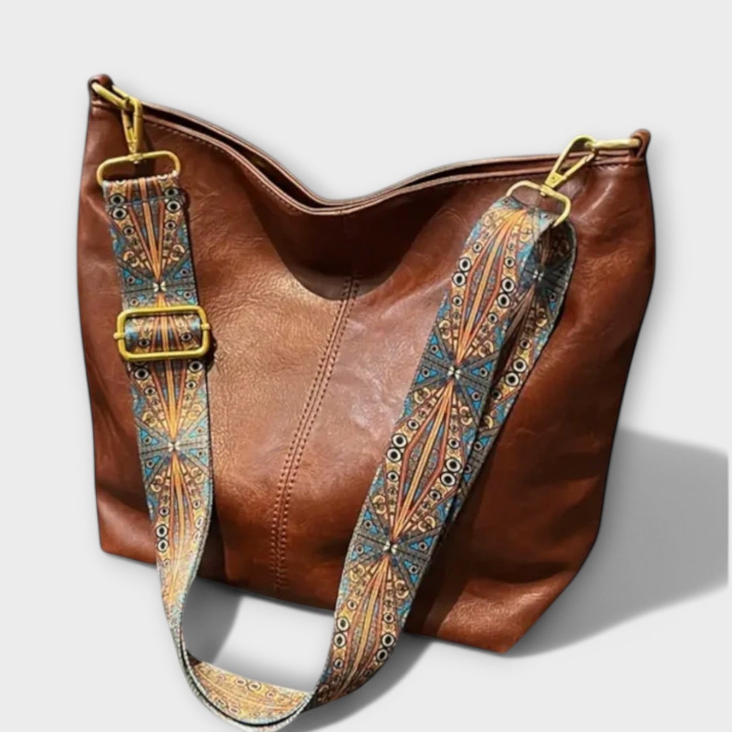 Women's Shoulder Bag with Unique Strap and Versatile Design