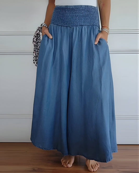 Delaney | Trousers with Elasticated Waist and Relaxed Fit