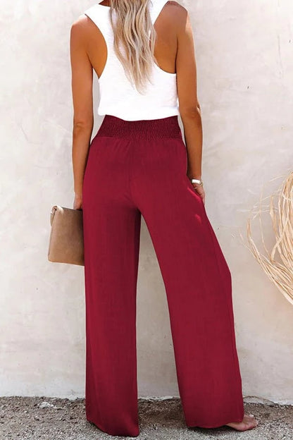 Harper | High-Waisted Trousers with Stretch Fabric and Tailored Fit